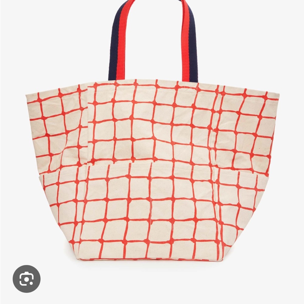 NEW Clare V Giant Marine Canvas Tote - Picture 3 of 3